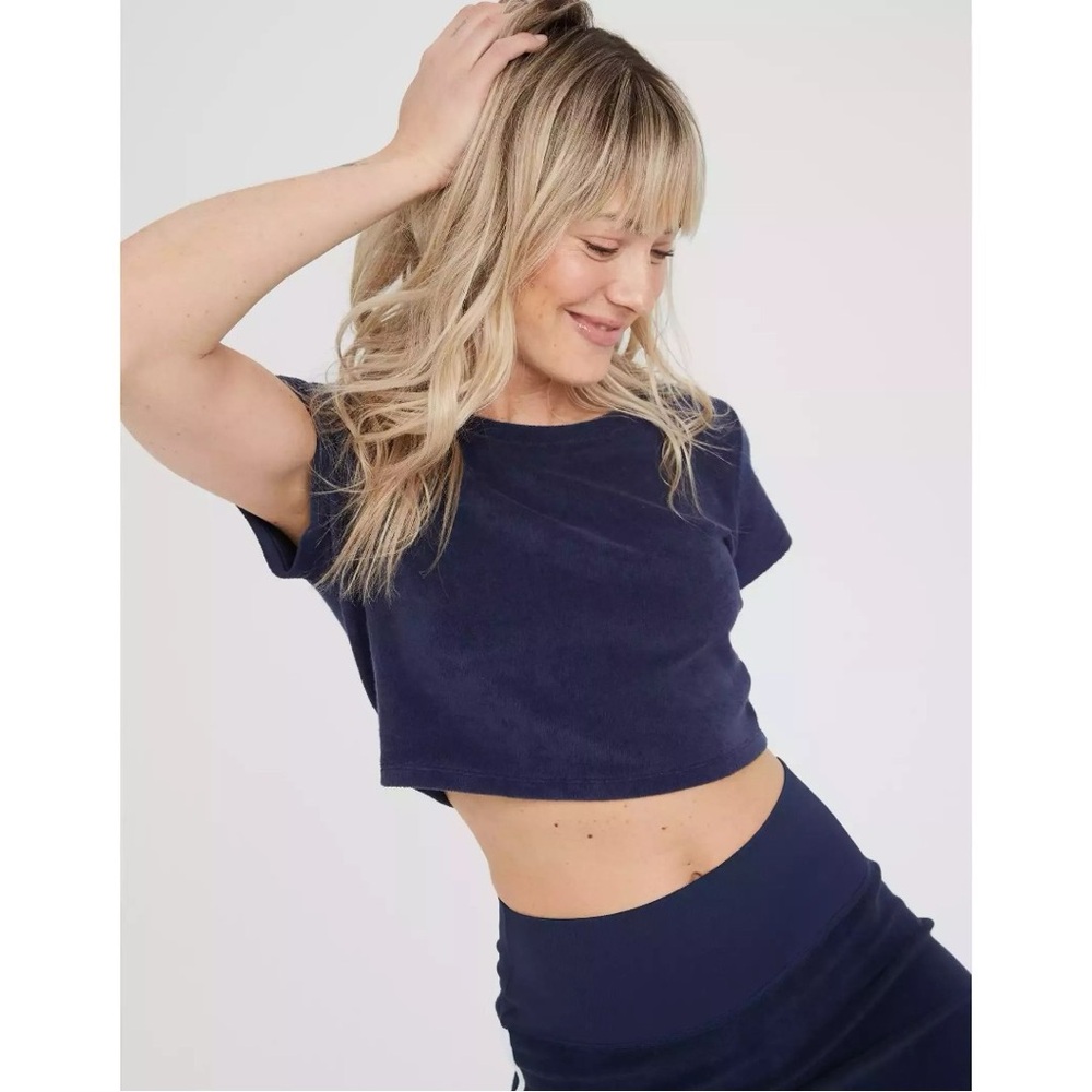 Aerie Deep Blue Women's Crop Top